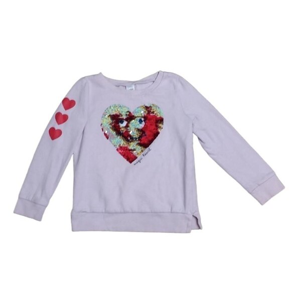 Carters Girls Pink Magic Heart Red Gold - Picture 1 of 4